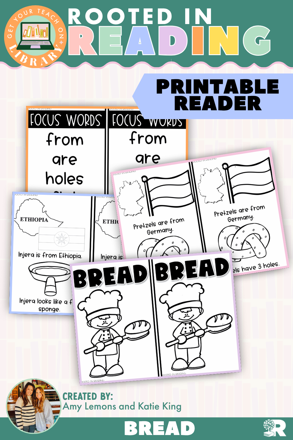 Rooted in Reading Printable Nonfiction Reader: Bread