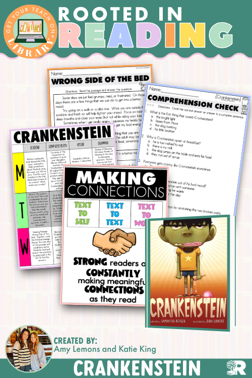 Rooted in Reading: Crankenstein Read Aloud Activities | Reading Comprehension for Making Connections