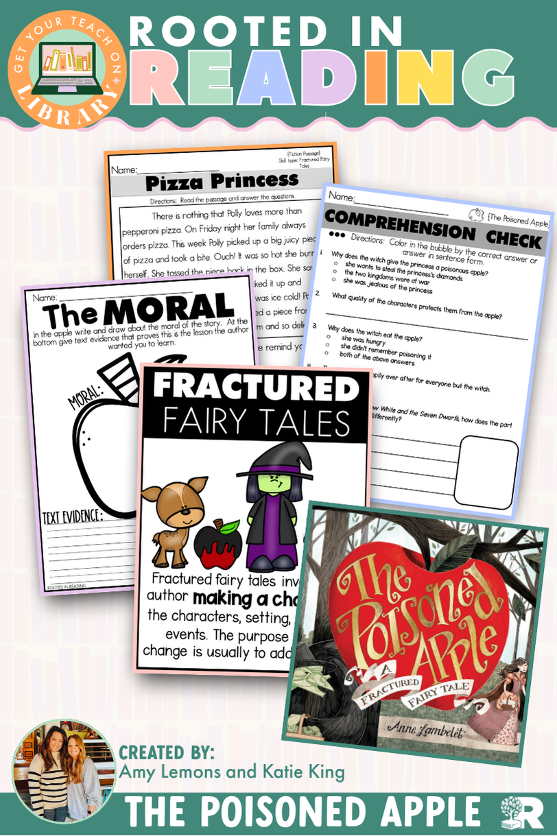 Rooted in Reading: The Poisoned Apple Read Aloud Activities | Reading Comprehension for Fairy Tales