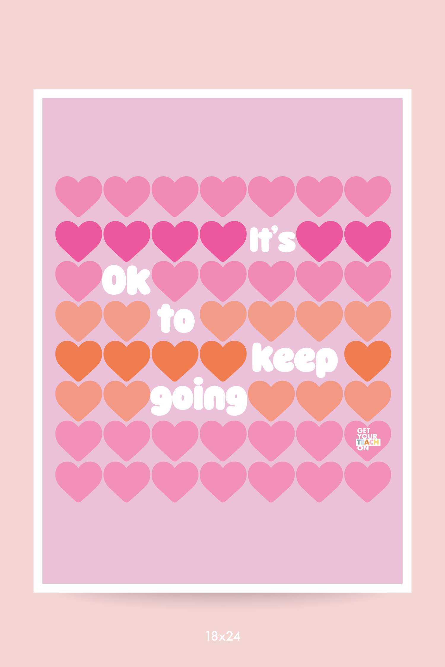 It's Ok To Keep Going Poster