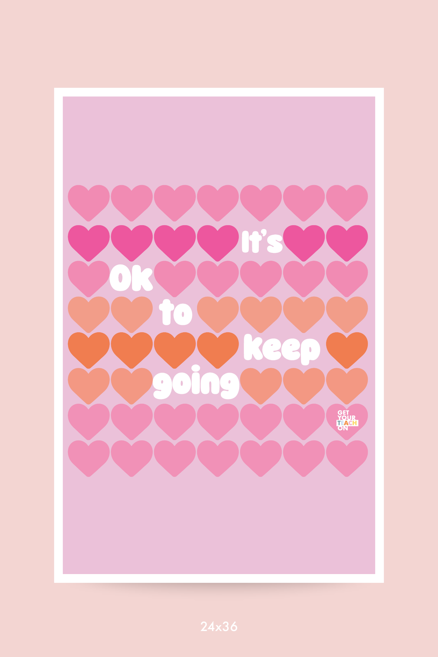 It's Ok To Keep Going Poster