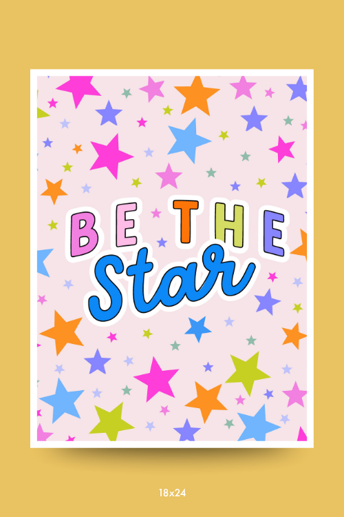 Be The Star Poster