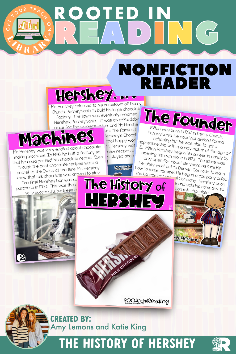Rooted in Reading Nonfiction Reader: The History of Hershey
