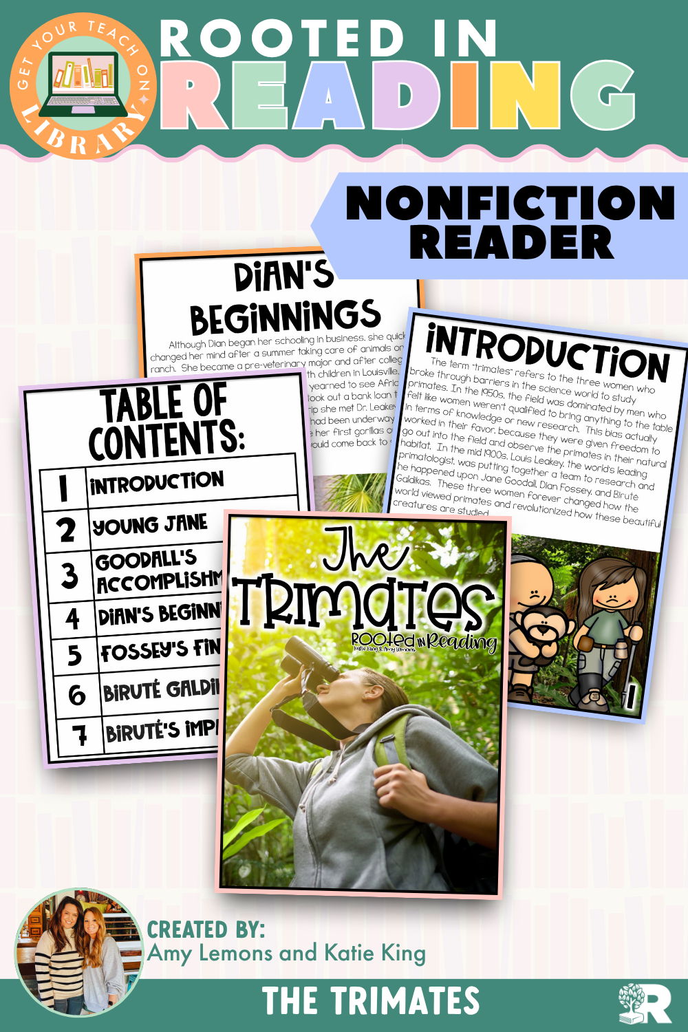 Rooted in Reading Nonfiction Reader: The Trimates