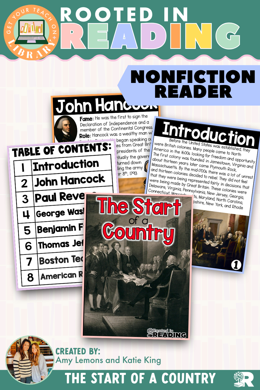 Rooted in Reading Nonfiction Reader: The Start of a Country