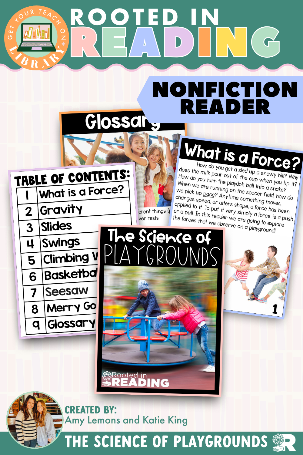 Rooted in Reading Nonfiction Reader: The Science of Playgrounds