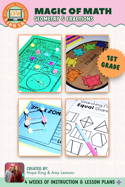 1st Grade Magic of Math: Shapes and Fractions - Shop GYTO - Get Your Teach On
