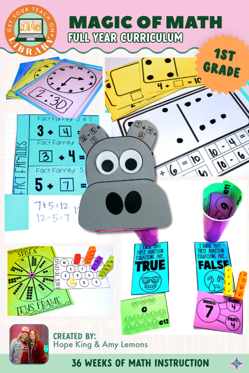 1st Grade Magic of Math: The Yearlong Bundle of Math Curriculum - Shop GYTO - Get Your Teach On