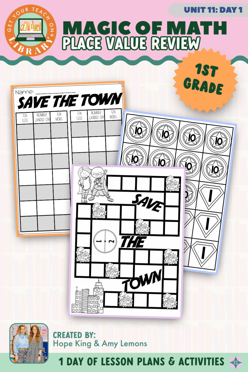 1st Grade Magic of Math: Unit 11 Day 1 Place Value Review - Shop GYTO - Get Your Teach On