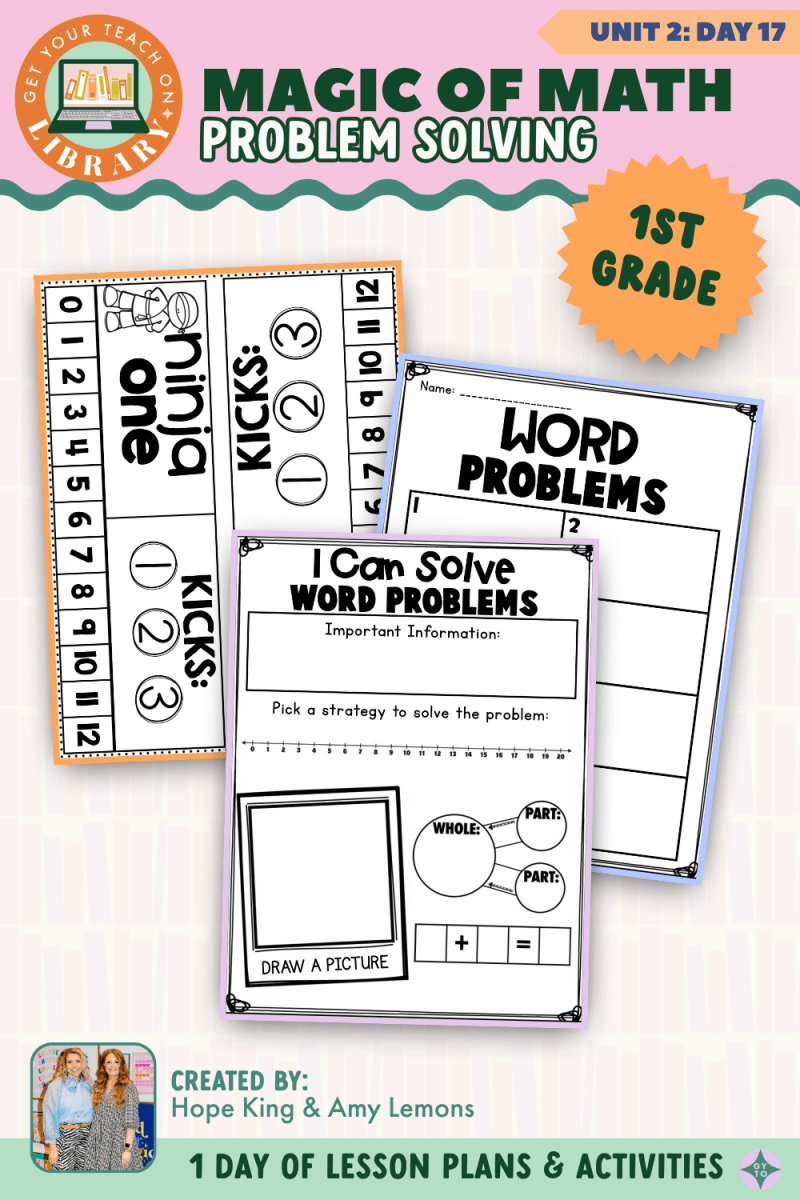 1st Grade Magic of Math: Unit 2 Day 17 Problem Solving - Shop GYTO - Get Your Teach On