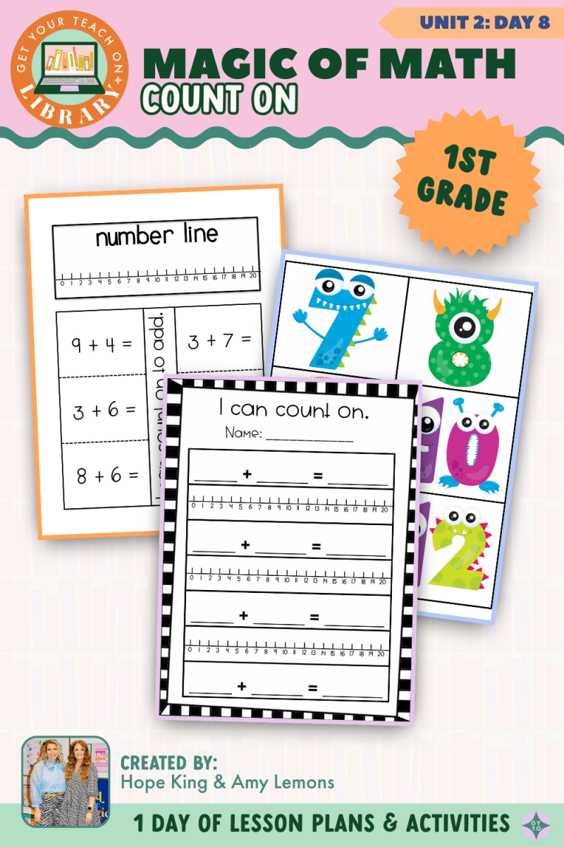 1st Grade Magic of Math: Unit 2 Day 8 Count On - Shop GYTO - Get Your Teach On
