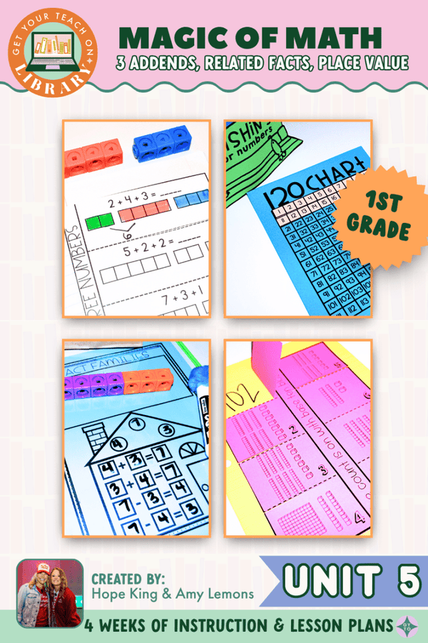 1st Grade Magic of Math Unit 5: Numbers to 120 & Related Facts by Hope King, Amy Lemons and Get Your Teach On
