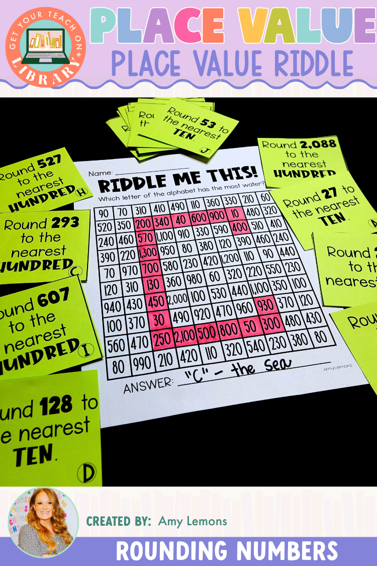 Rounding Numbers Activity: Place Value Party Riddle