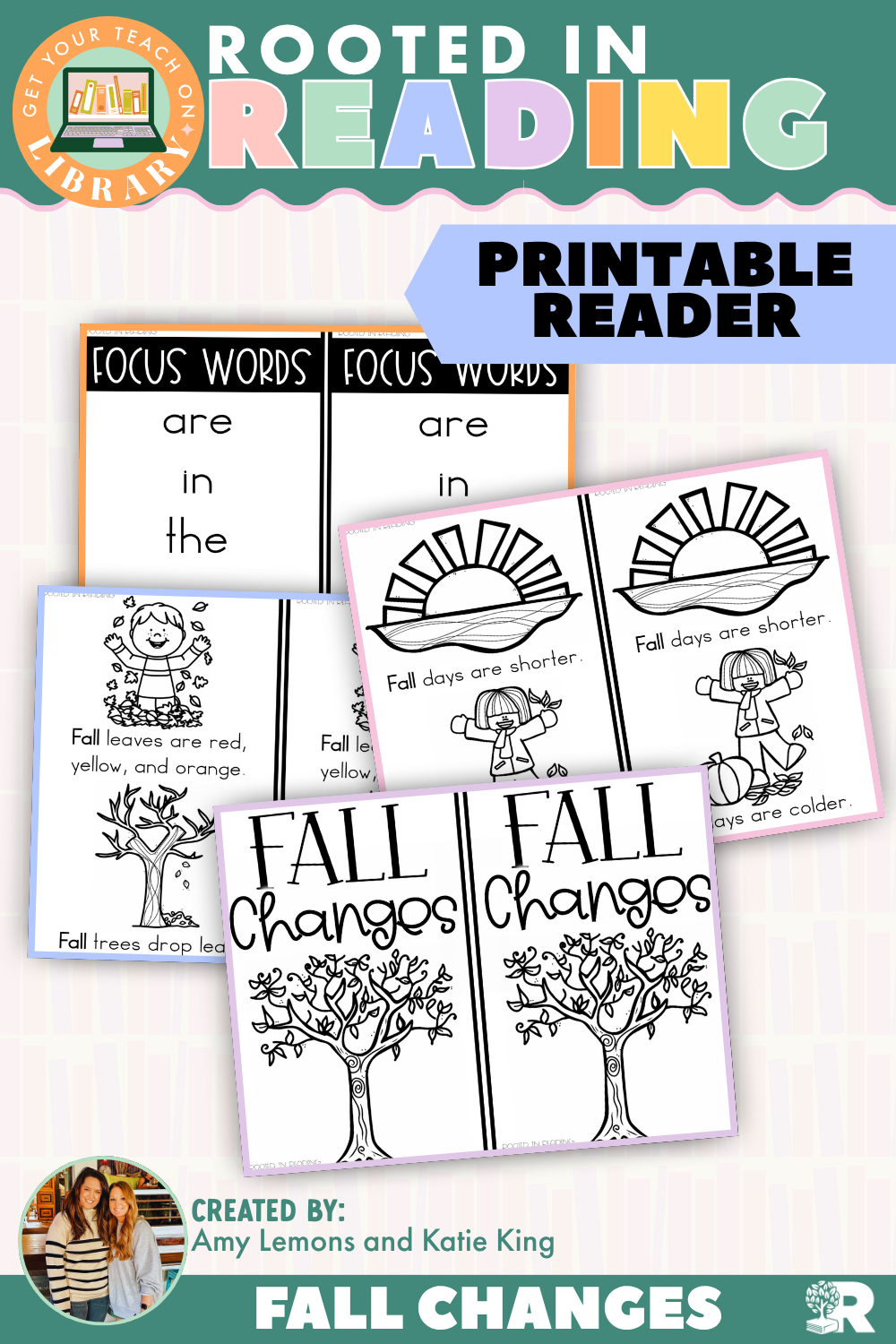 Rooted in Reading Printable Nonfiction Reader: Fall Changes