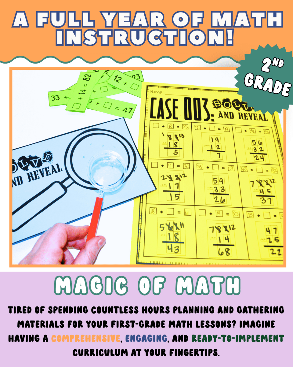 2nd Grade Magic of Math Bundle: Full Year Curriculum - Shop GYTO - Get Your Teach On