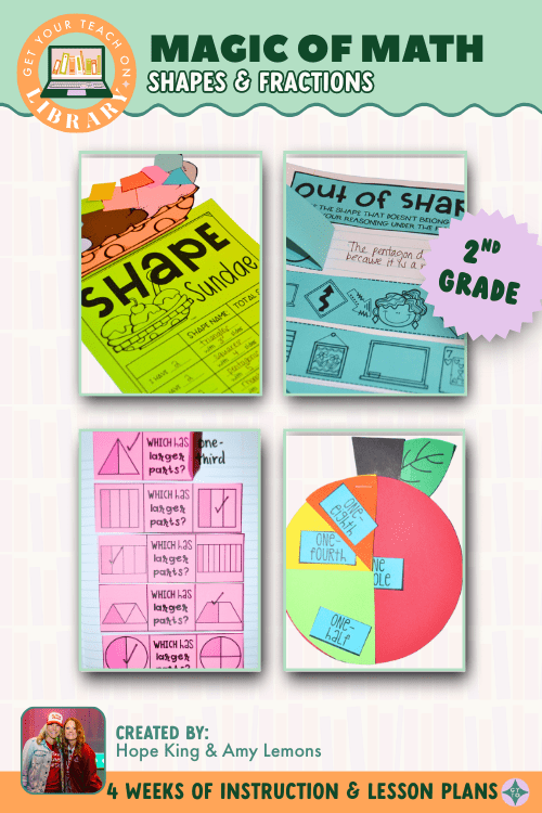 2nd Grade Magic of Math: Shapes and Fractions - Shop GYTO - Get Your Teach On