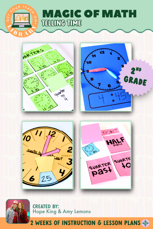 2nd Grade Magic of Math: Telling Time - Shop GYTO - Get Your Teach On