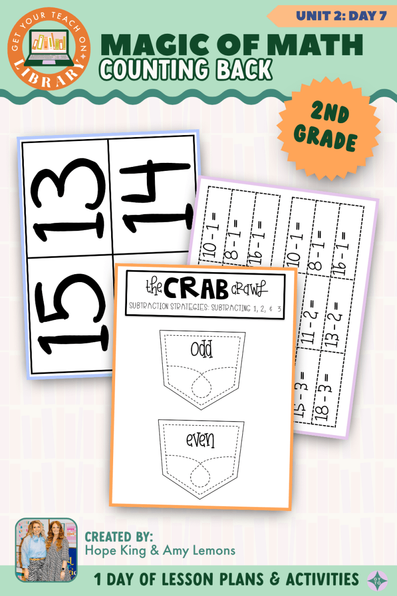 2nd Grade Magic of Math: Unit 2 Day 7 Counting Back - Shop GYTO - Get Your Teach On