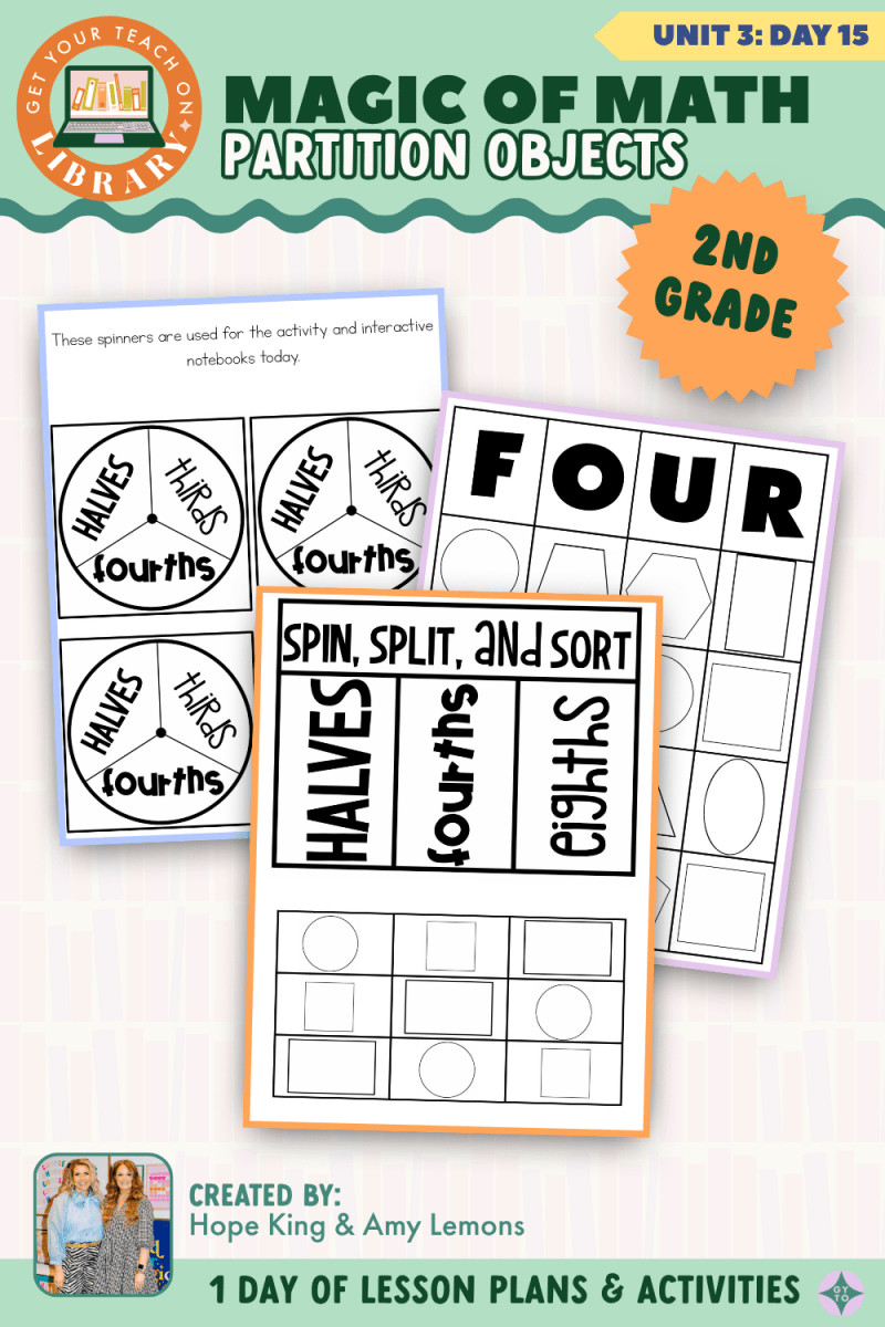 2nd Grade Magic of Math: Unit 3 Day 15 Partition Objects - Shop GYTO - Get Your Teach On