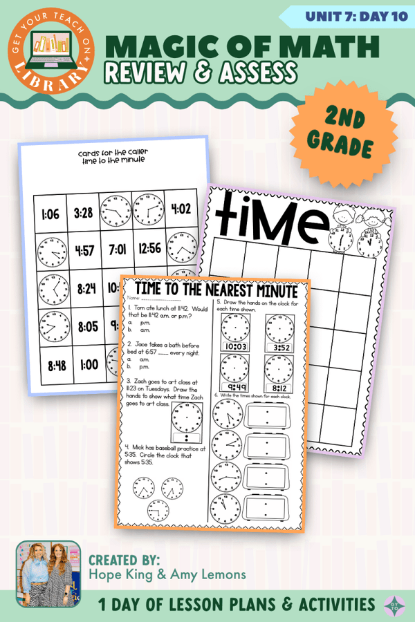 2nd Grade Magic of Math Unit 7 Day 10: Review and Assess by Hope King, Amy Lemons and Get Your Teach On