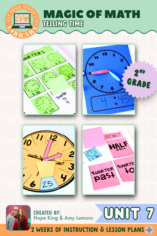2nd Grade Magic of Math Unit 7: Telling Time - Shop GYTO - Get Your Teach On