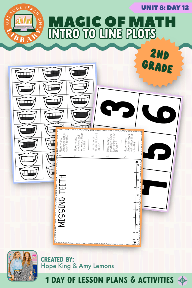 2nd Grade Magic of Math: Unit 8 Day 12 Intro to Line Plots - Shop GYTO - Get Your Teach On