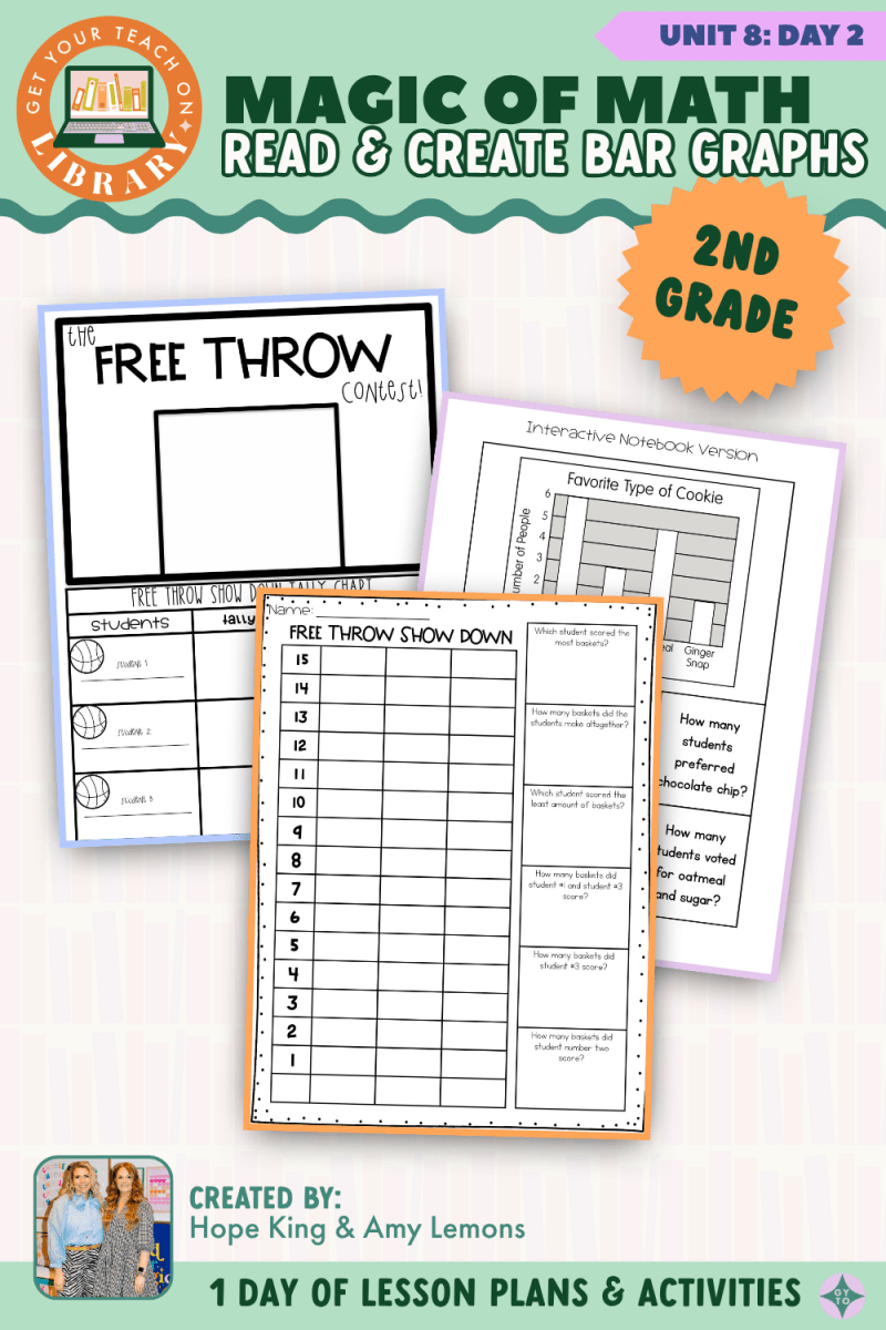 2nd Grade Magic of Math: Unit 8 Day 2 Read and Create Bar Graphs - Shop GYTO - Get Your Teach On