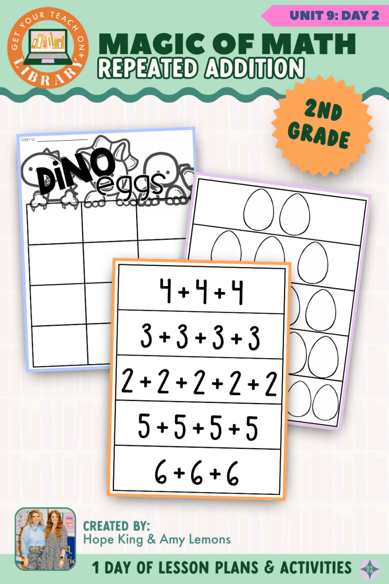 2nd Grade Magic of Math: Unit 9 Day 2 Repeated Addition - Shop GYTO - Get Your Teach On