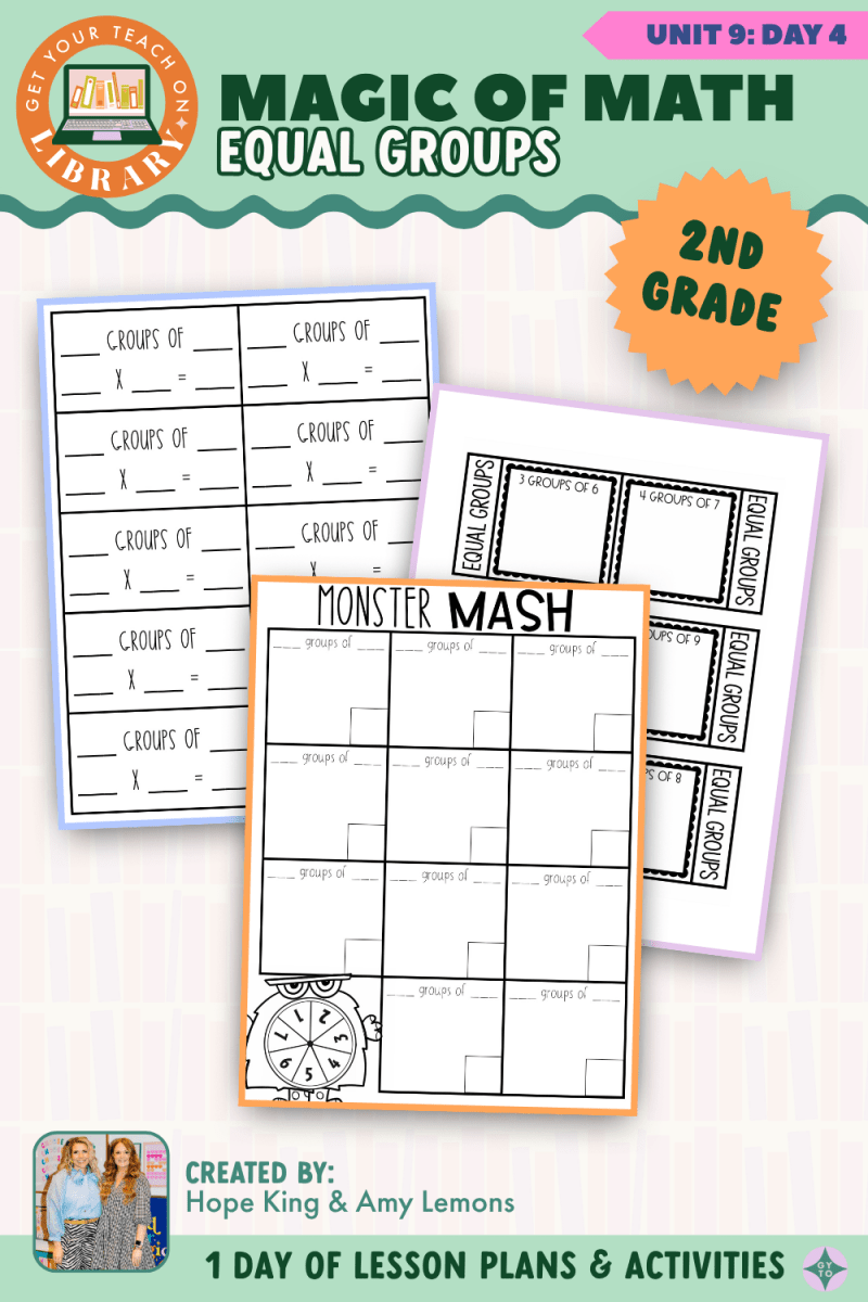 2nd Grade Magic of Math: Unit 9 Day 4 Equal Groups - Shop GYTO - Get Your Teach On
