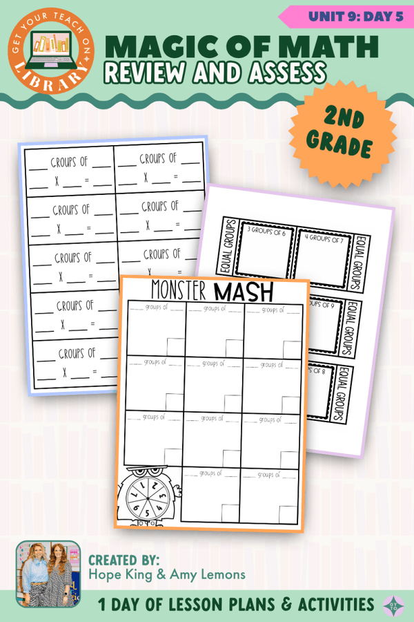 2nd Grade Magic of Math Unit 9 Day 5: Review and Assess by Hope King, Amy Lemons and Get Your Teach On