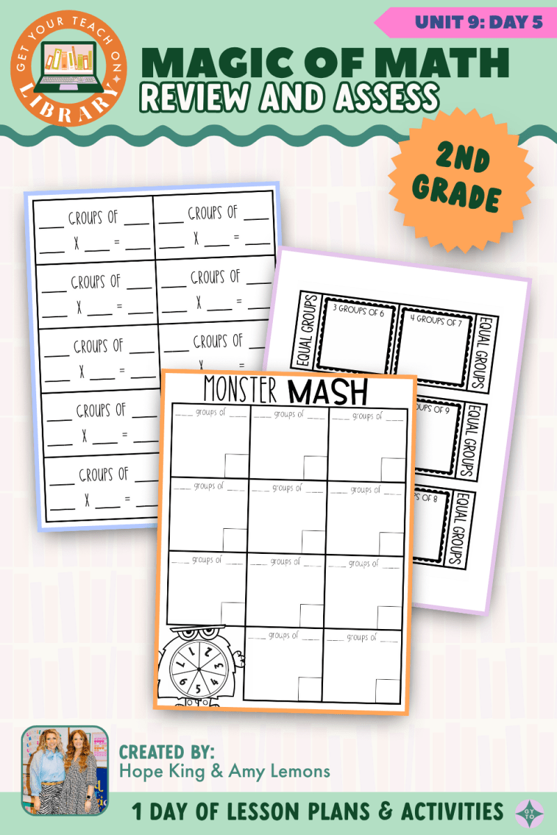 2nd Grade Magic of Math: Unit 9 Day 5 Review and Assess - Shop GYTO - Get Your Teach On