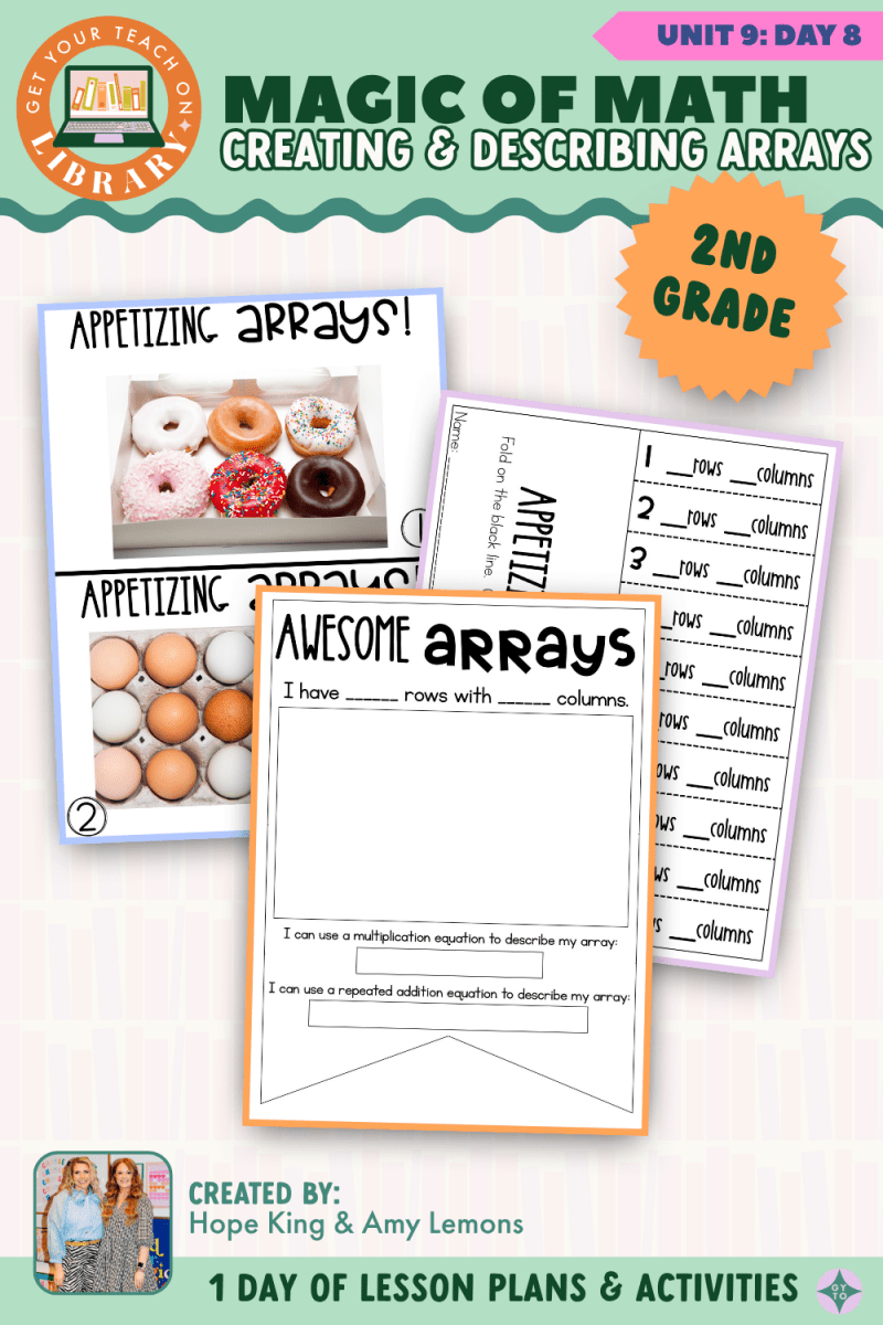 2nd Grade Magic of Math: Unit 9 Day 8 Creating and Describing Arrays - Shop GYTO - Get Your Teach On