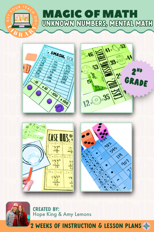 2nd Grade Magic of Math: Unknown Numbers, 10 & 100 More or Less - Shop GYTO - Get Your Teach On