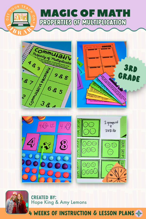 3rd Grade Magic of Math: Introduction to Multiplication, Properties of Multiplication - Shop GYTO - Get Your Teach On