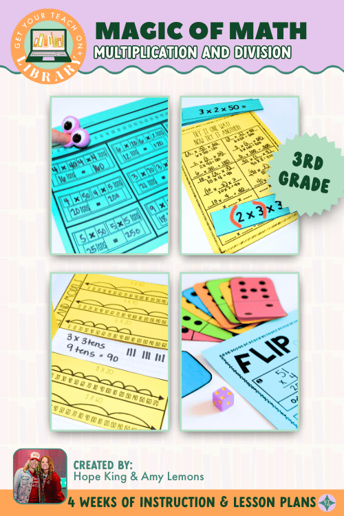 3rd Grade Magic of Math: Multiplication Tables & Charts, 2 - Digit Multiplication, Related Facts, Division - Shop GYTO - Get Your Teach On