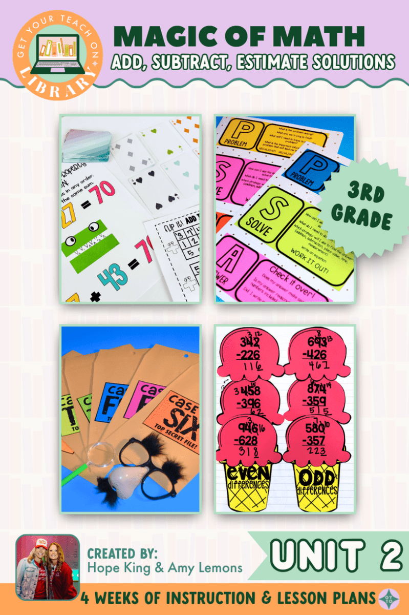 3rd Grade Magic of Math Unit 2: Addition & Subtraction Regrouping with Properties of Addition - Shop GYTO - Get Your Teach On