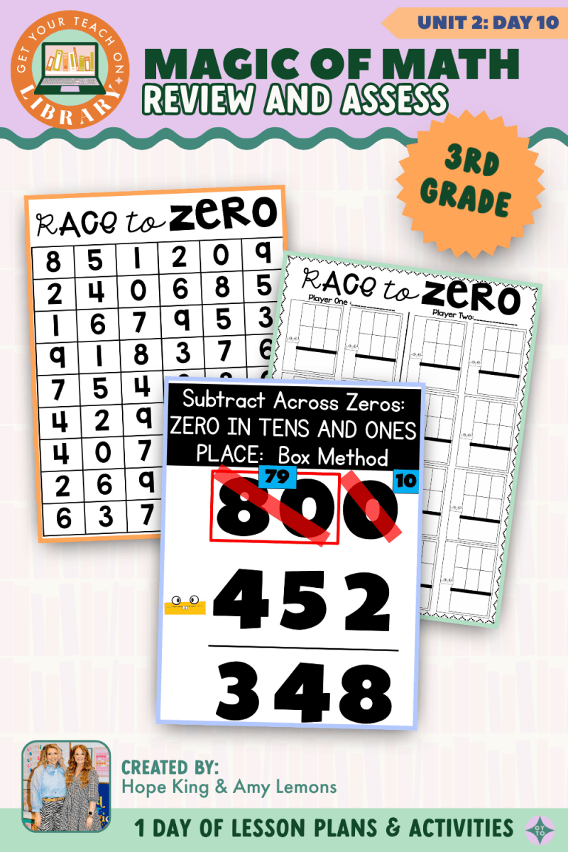 3rd Grade Magic of Math: Unit 2 Day 10 Review and Assess - Shop GYTO - Get Your Teach On