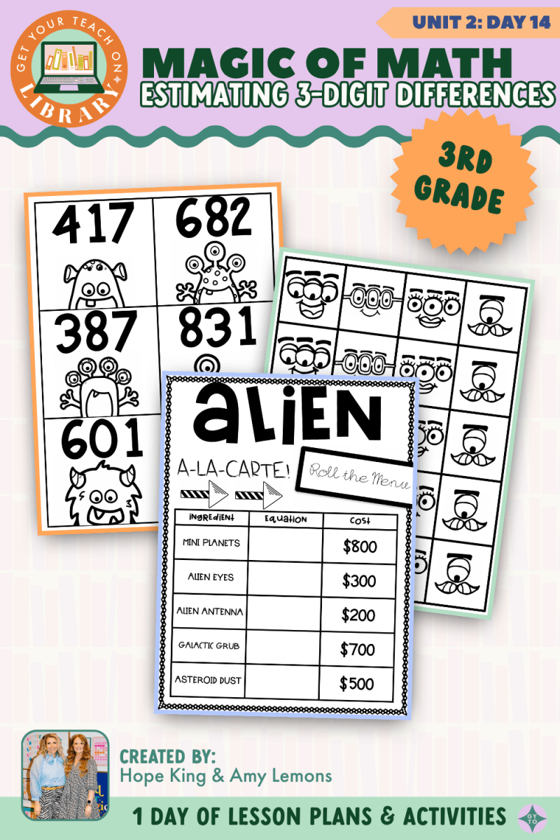 3rd Grade Magic of Math: Unit 2 Day 14 Estimating 3-Digit Differences - Shop GYTO - Get Your Teach On