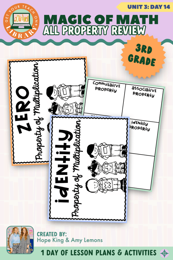 3rd Grade Magic of Math Unit 3 Day 14: All Property Review by Hope King, Amy Lemons and Get Your Teach On