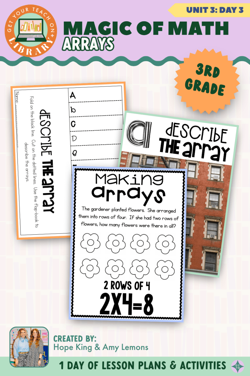 3rd Grade Magic of Math: Unit 3 Day 3 Arrays - Shop GYTO - Get Your Teach On
