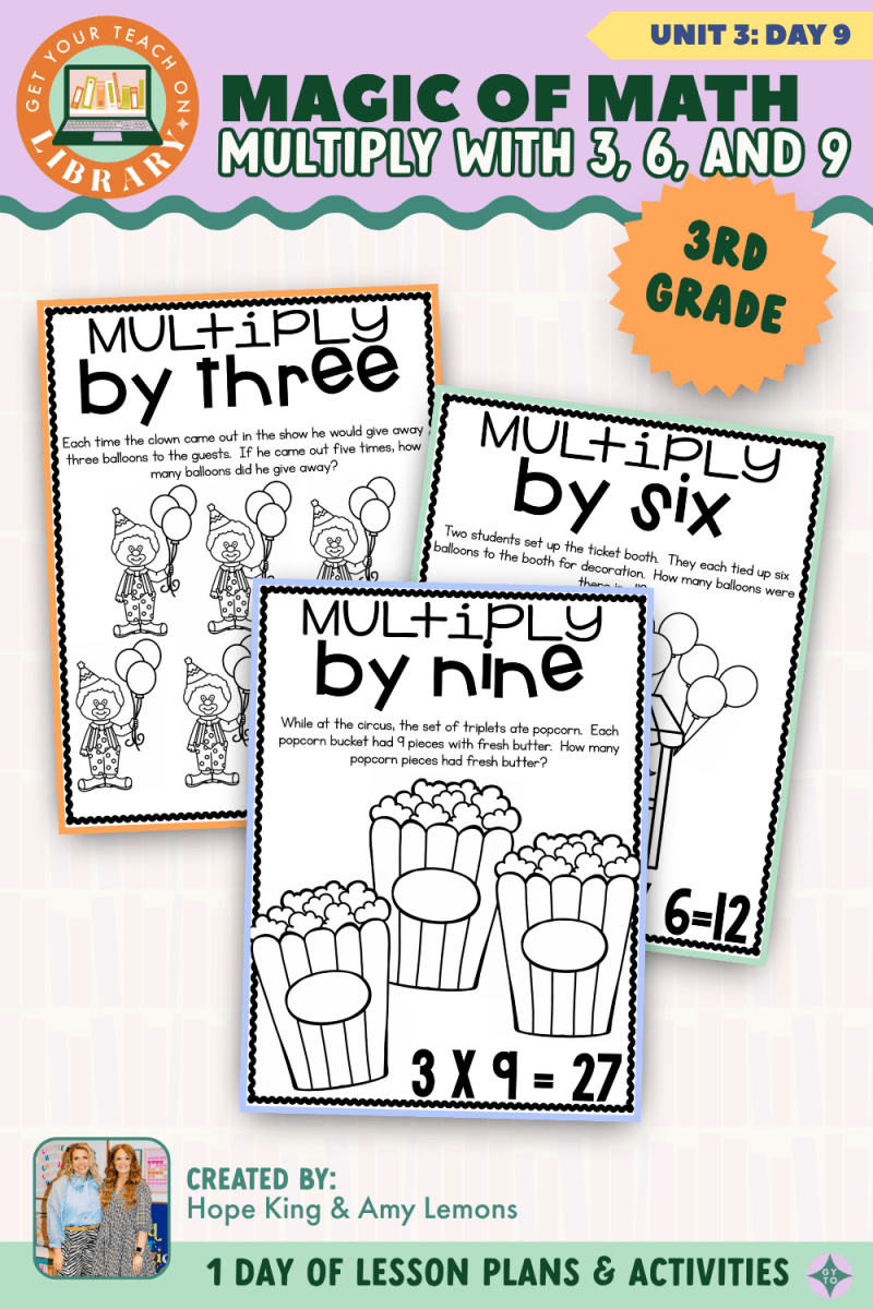 3rd Grade Magic of Math: Unit 3 Day 9 Multiply with 3, 6, and 9 - Shop GYTO - Get Your Teach On