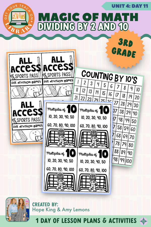 3rd Grade Magic of Math Unit 4 Day 11: Dividing by 2 and 10 by Hope King, Amy Lemons and Get Your Teach On
