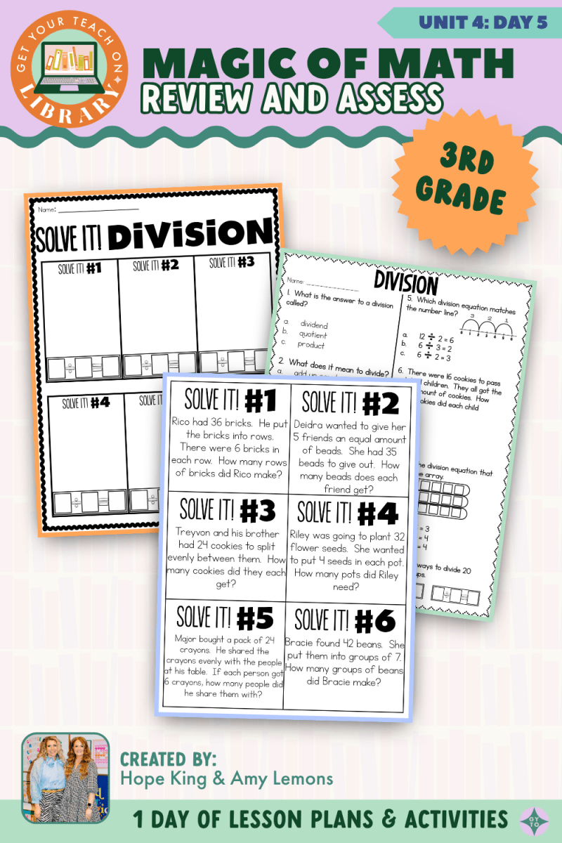3rd Grade Magic of Math: Unit 4 Day 5 Review and Assess - Shop GYTO - Get Your Teach On