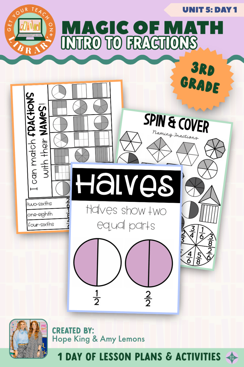 3rd Grade Magic of Math: Unit 5 Day 1 Intro to Fractions - Shop GYTO - Get Your Teach On