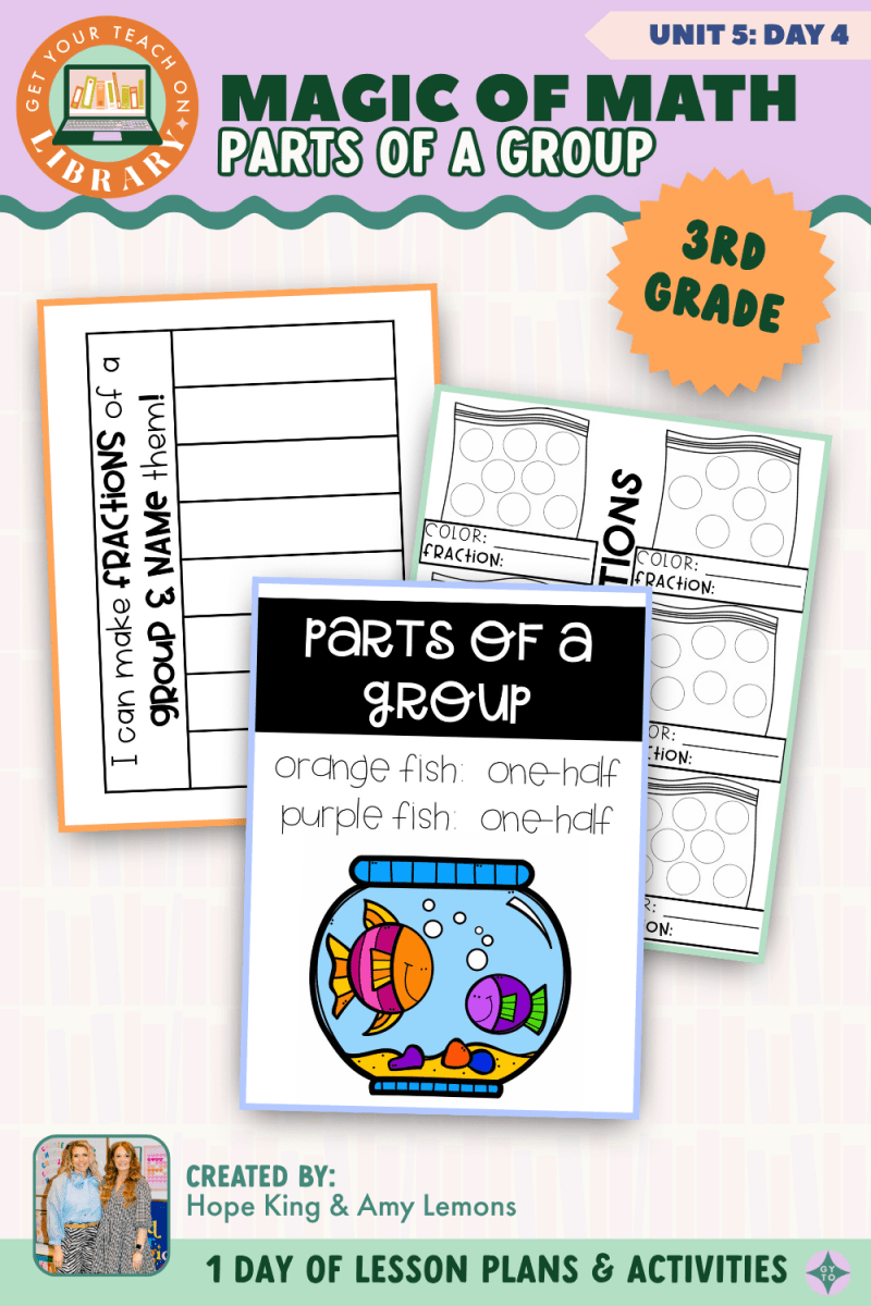 3rd Grade Magic of Math: Unit 5 Day 4 Parts of a Group - Shop GYTO - Get Your Teach On
