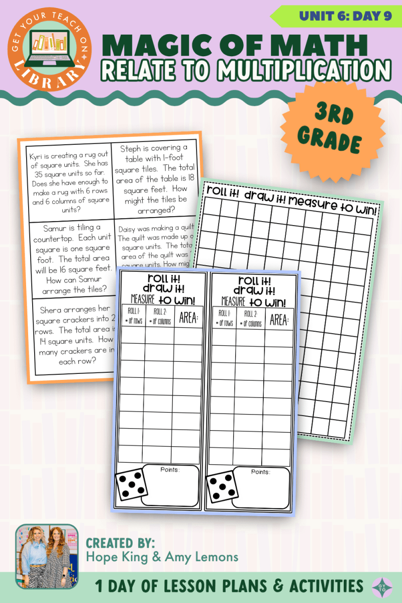 3rd Grade Magic of Math: Unit 6 Day 9 Relate to Multiplication - Shop GYTO - Get Your Teach On
