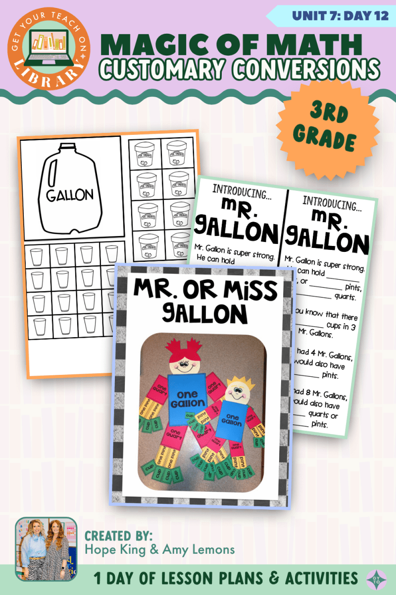 3rd Grade Magic of Math: Unit 7 Day 12 Customary Conversions - Shop GYTO - Get Your Teach On