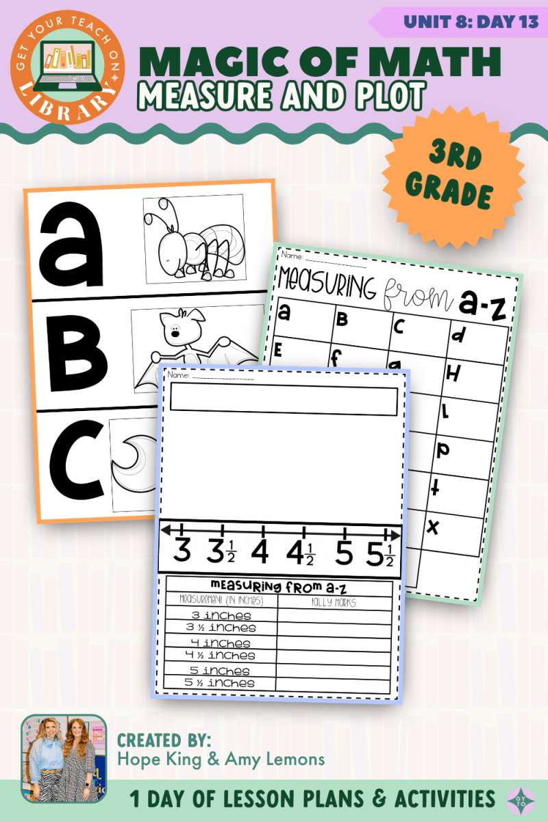3rd Grade Magic of Math: Unit 8 Day 13 Measure and Plot - Shop GYTO - Get Your Teach On