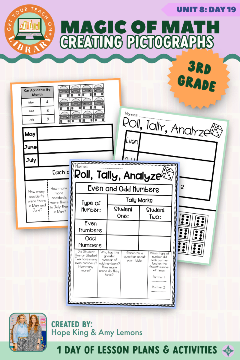 3rd Grade Magic of Math: Unit 8 Day 19 Creating Pictographs - Shop GYTO - Get Your Teach On