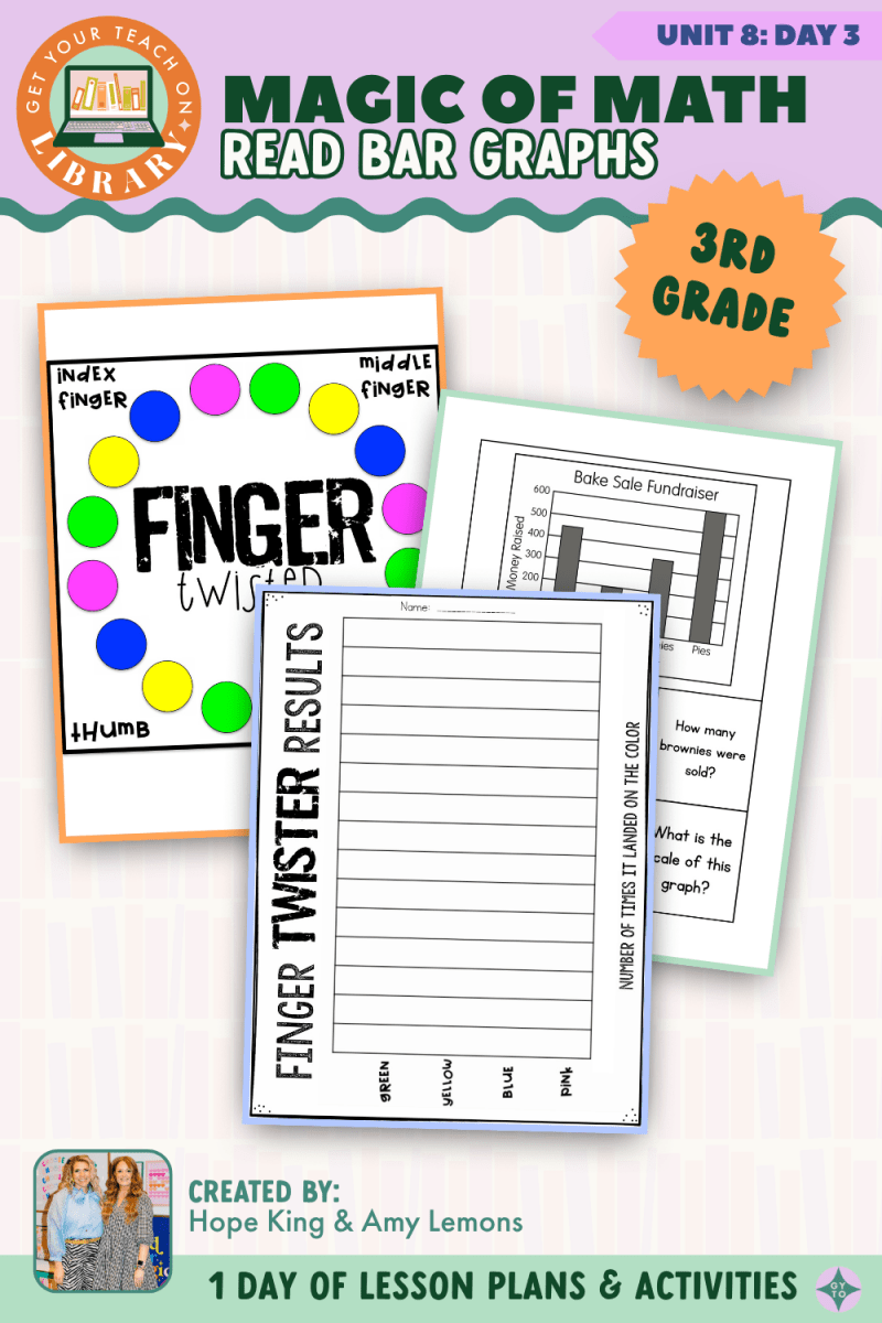 3rd Grade Magic of Math: Unit 8 Day 3 Read Bar Graphs - Shop GYTO - Get Your Teach On